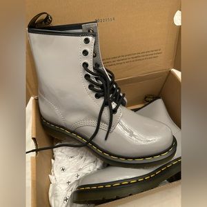 Dr. Martens Silver 1469 Boot - Womens 9 - Never Worn
